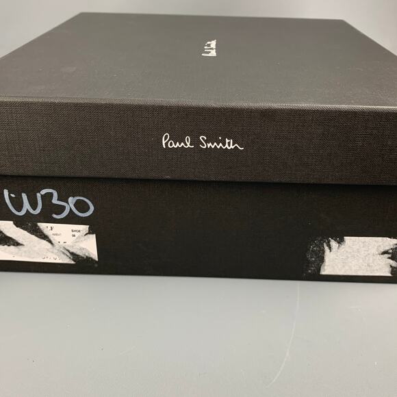 PAUL SMITH Size 7 Black Patent Leather Slip On Loafers - Picture 10 of 10